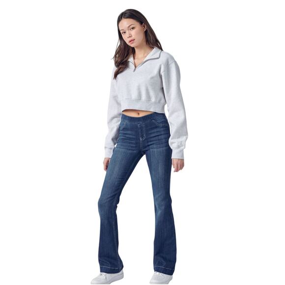 NWT, Dark Wash Flared Jegging, Medium, Cello, Pull On - Picture 10 of 10